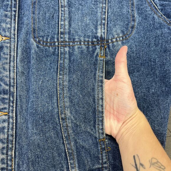 Rugged American by Dash Denim Jacket Vintage Trucker No Size FS Benefits Charity - Picture 8 of 13